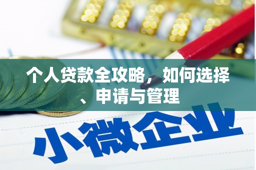 岳池个人贷款全攻略，如何选择、申请与管理