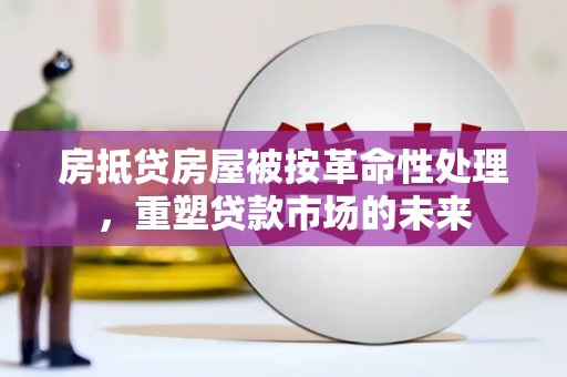 崇左房抵贷房屋被按革命性处理，重塑贷款市场的未来